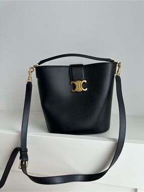 Celine Medium Bucket Bag in smooth calfskin